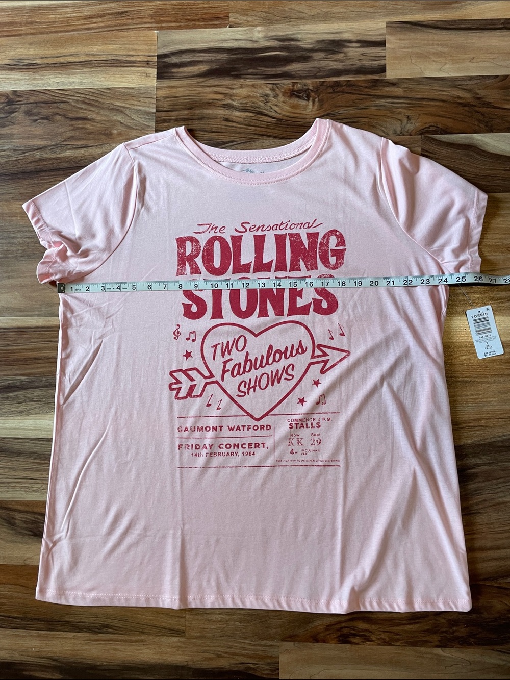 NWT Torrid Rolling Stones tee size 2 2x 18 20 - Picture 2 of 4